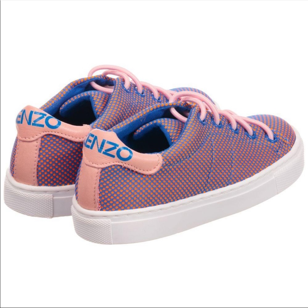Kenzo pink and blue sneakers